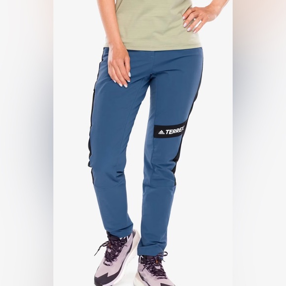 Adidas Blue Terrex Techrock Mountaineering Softshell Hiking Pants Women size L,All Products : American Fashion Style Bags On Sale